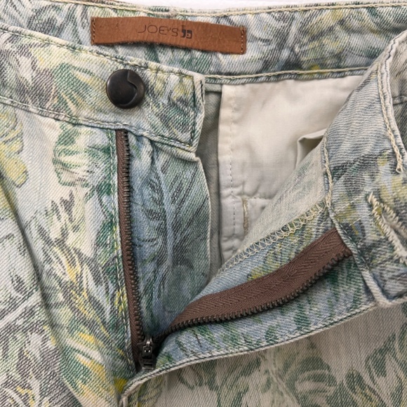 NEW JOE'S Jeans from Nordstrom with tropical leaves print - unusual & beautiful! - Picture 6 of 13